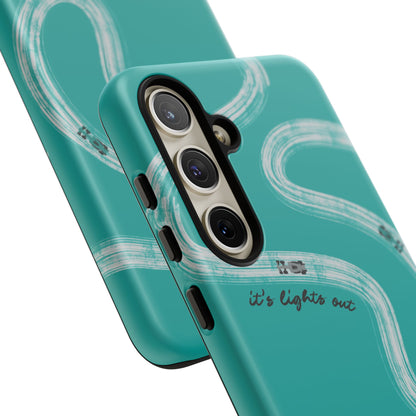 Mercedes F1 Phone Case Painted "its lights out and away we go", Trendy F1 Gift, Formula 1 Gift, Cute F1 Phone Case