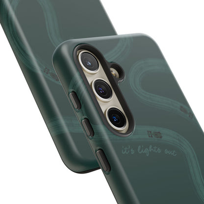 F1 Phone Case Monochrome Green Painted "its lights out and away we go", Trendy F1 Gift, Formula 1 Gift, Cute F1 Phone Case, Phone Case