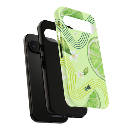 Green F1 Aston Martin and Lime Phone Case, Trendy F1 Gift, Formula 1 Gift, Cute Fruit F1 Phone Case, Unique Phone Case