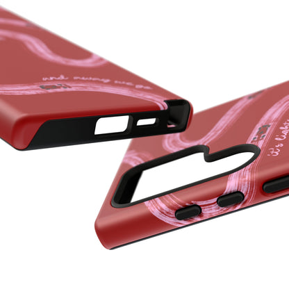 Red and Pink Lights Out F1 Phone Case Design, Trendy F1 Gift, Formula 1 Gift, Cute F1 Phone Case, Unique Formula One Phone Case