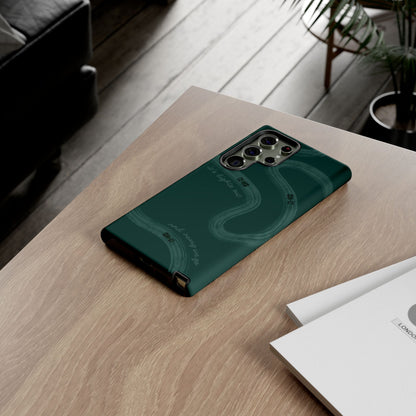 F1 Phone Case Monochrome Green Painted "its lights out and away we go", Trendy F1 Gift, Formula 1 Gift, Cute F1 Phone Case, Phone Case