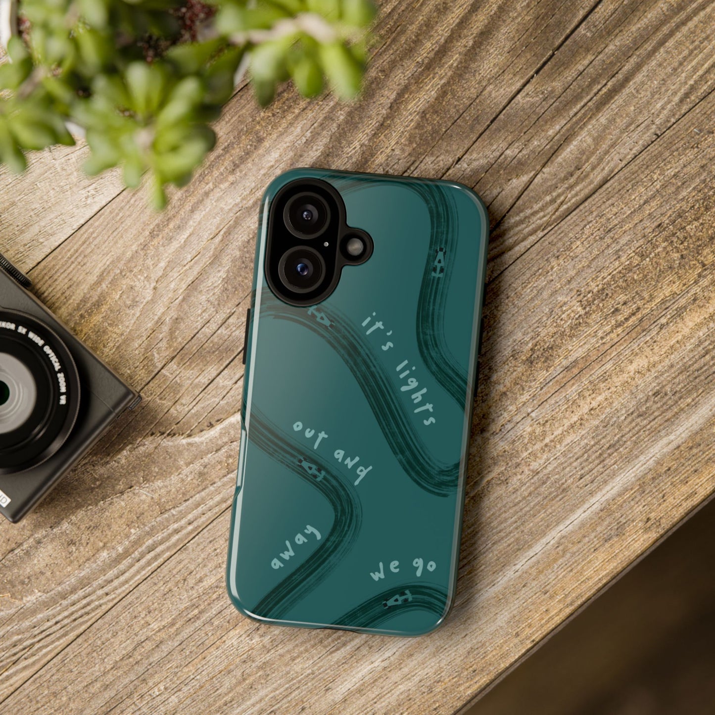 Teal Lights Out F1 Phone Case Design, Trendy F1 Gift, Formula 1 Gift, Cute F1 Phone Case, Unique Formula One Phone Case
