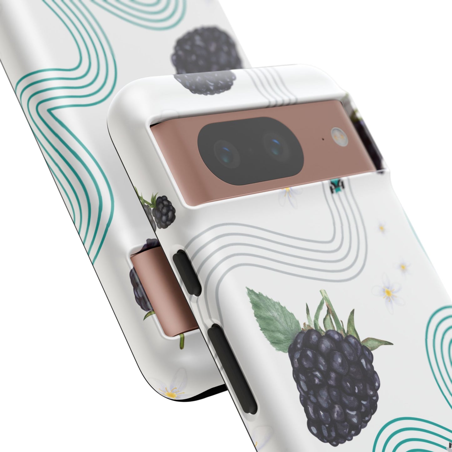 F1 Mercedes and Blackberries Phone Case , Trendy F1 Gift, Formula 1 Gift, Cute Fruit F1 Phone Case, Unique Phone Case