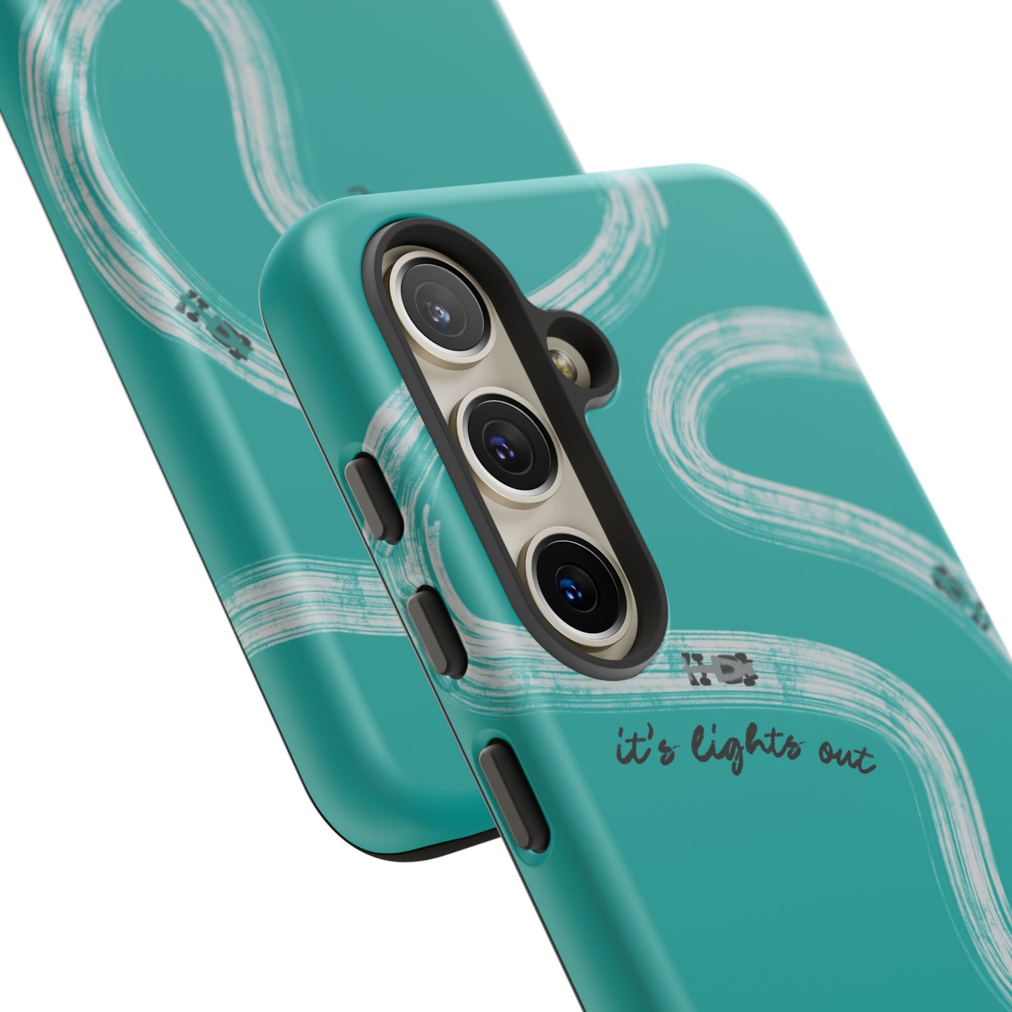 Mercedes F1 Phone Case Painted "its lights out and away we go", Trendy F1 Gift, Formula 1 Gift, Cute F1 Phone Case