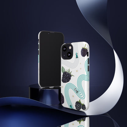 F1 Mercedes and Blackberries Phone Case , Trendy F1 Gift, Formula 1 Gift, Cute Fruit F1 Phone Case, Unique Phone Case