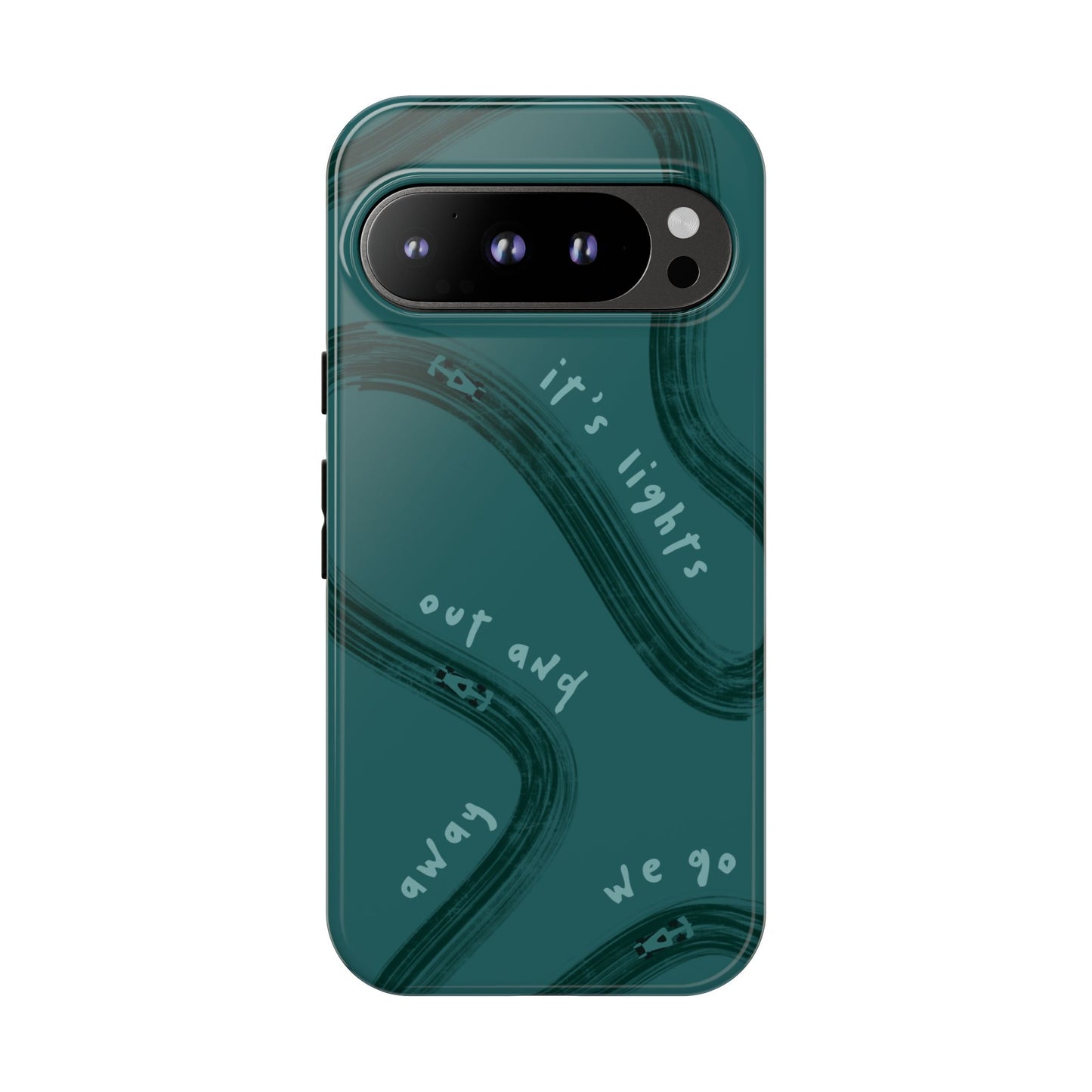 Teal Lights Out F1 Phone Case Design, Trendy F1 Gift, Formula 1 Gift, Cute F1 Phone Case, Unique Formula One Phone Case