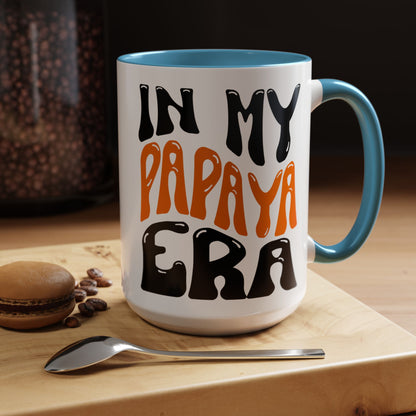 F1 McLaren In My Papaya Era Colored Mug_Accent Coffee Mug (11, 15oz)