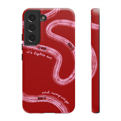 Red and Pink Lights Out F1 Phone Case Design, Trendy F1 Gift, Formula 1 Gift, Cute F1 Phone Case, Unique Formula One Phone Case