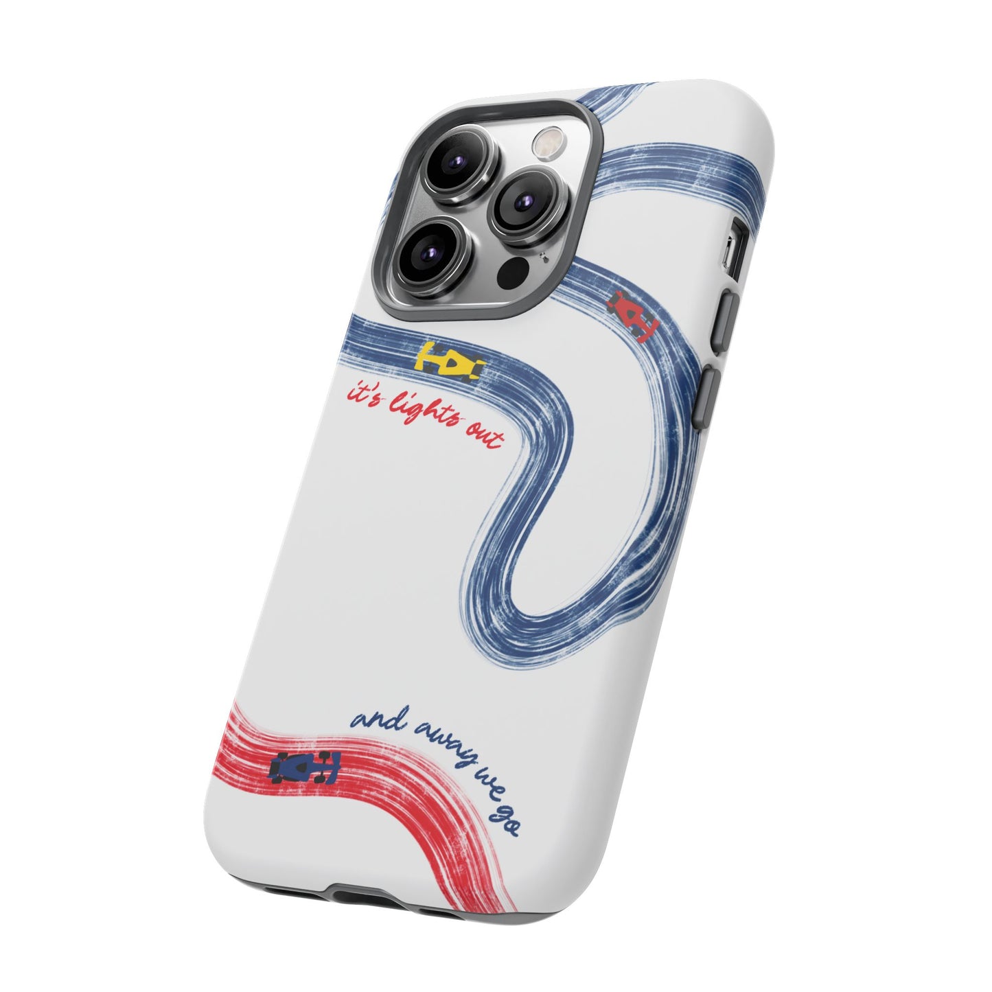 F1 Red Bull Racing Painted Track F1 Phone Case Design