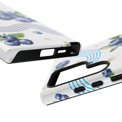 F1 Williams and Blueberries Phone Case, Trendy F1 Gift, Formula 1 Gift, Cute Fruit F1 Phone Case, Unique Phone Case