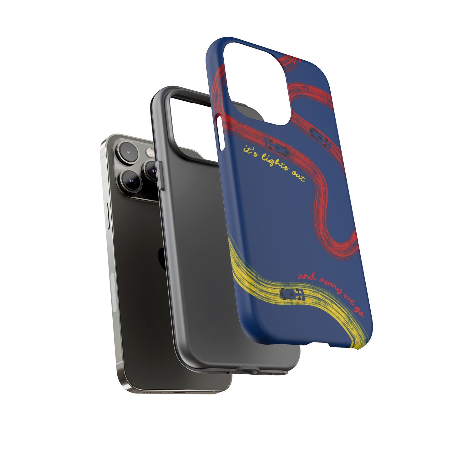 F1 Red Bull Racing Painted Track F1 Phone Case Design
