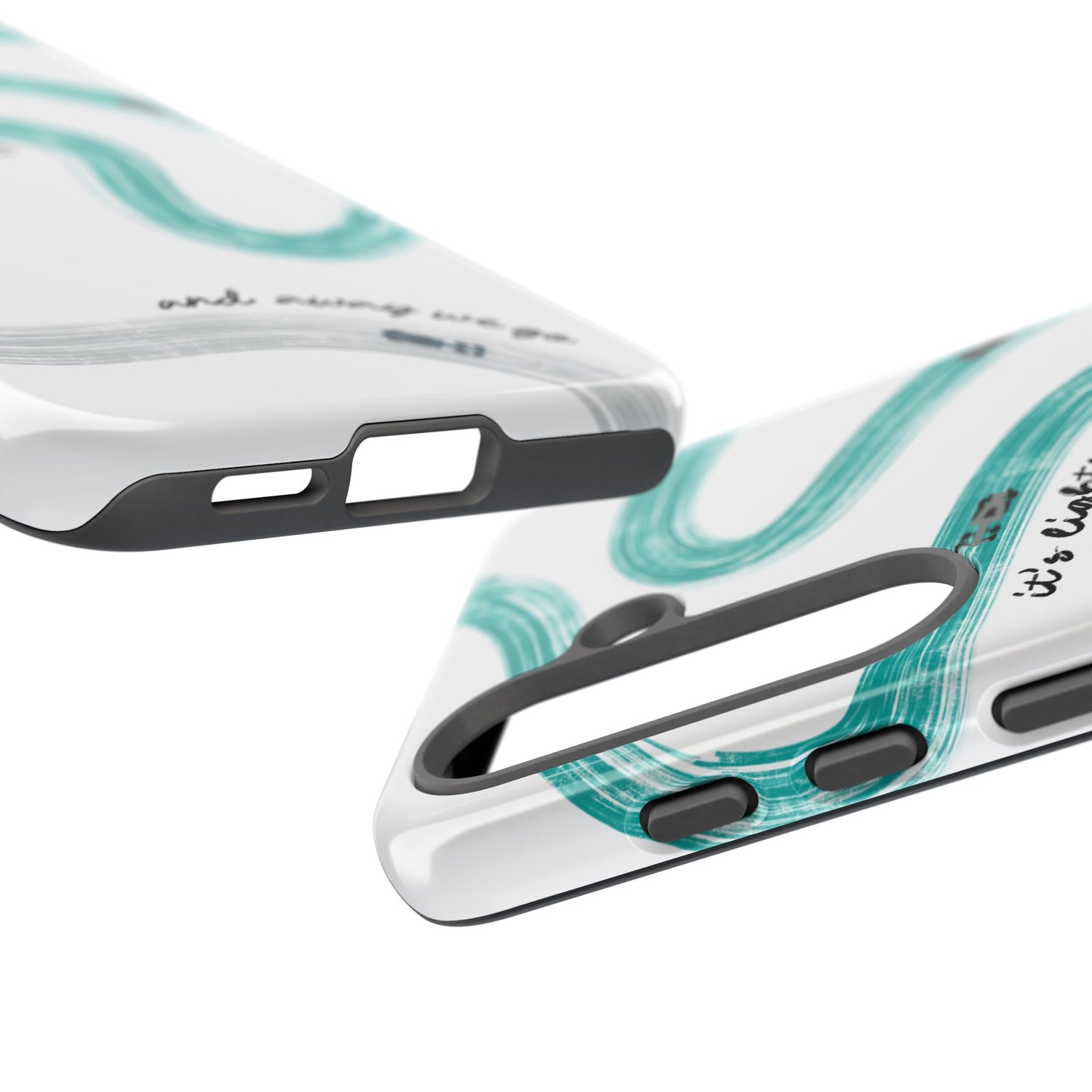 Mercedes F1 Phone Case Painted "its lights out and away we go", Trendy F1 Gift, Formula 1 Gift, Cute F1 Phone Case
