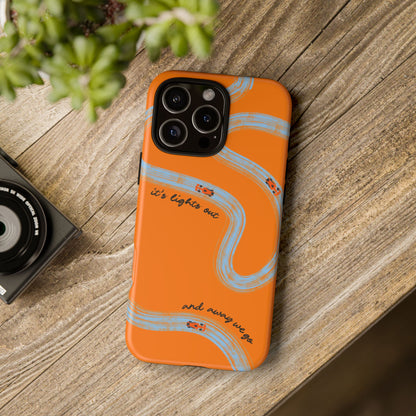 F1 Phone Case McLaren Painted "its lights out and away we go", Trendy F1 Gift, Formula 1 Gift, Cute F1 Phone Case, Phone Case