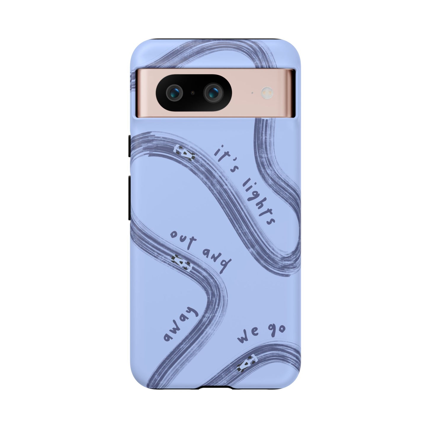 Blue Lights Out F1 Phone Case Design, Trendy F1 Gift, Formula 1 Gift, Cute F1 Phone Case, Unique Formula One Phone Case