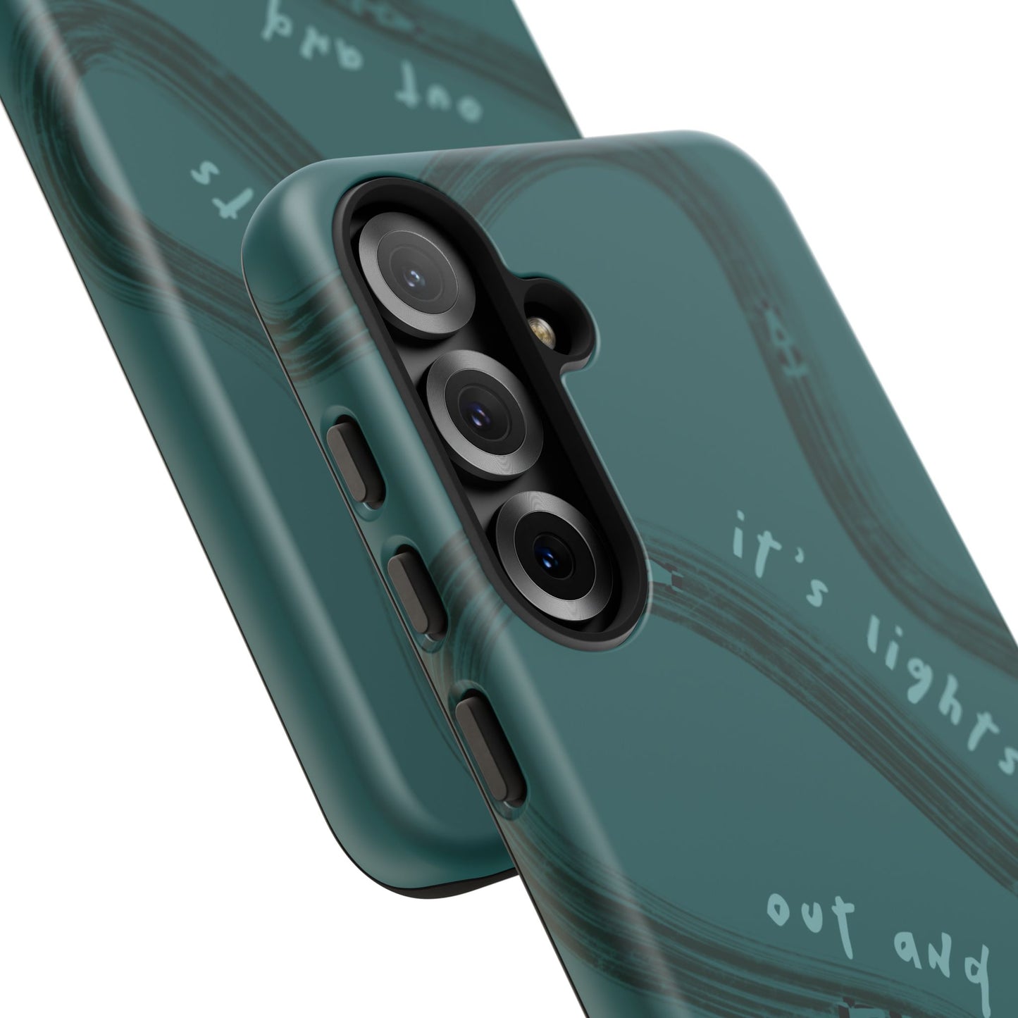 Teal Lights Out F1 Phone Case Design, Trendy F1 Gift, Formula 1 Gift, Cute F1 Phone Case, Unique Formula One Phone Case