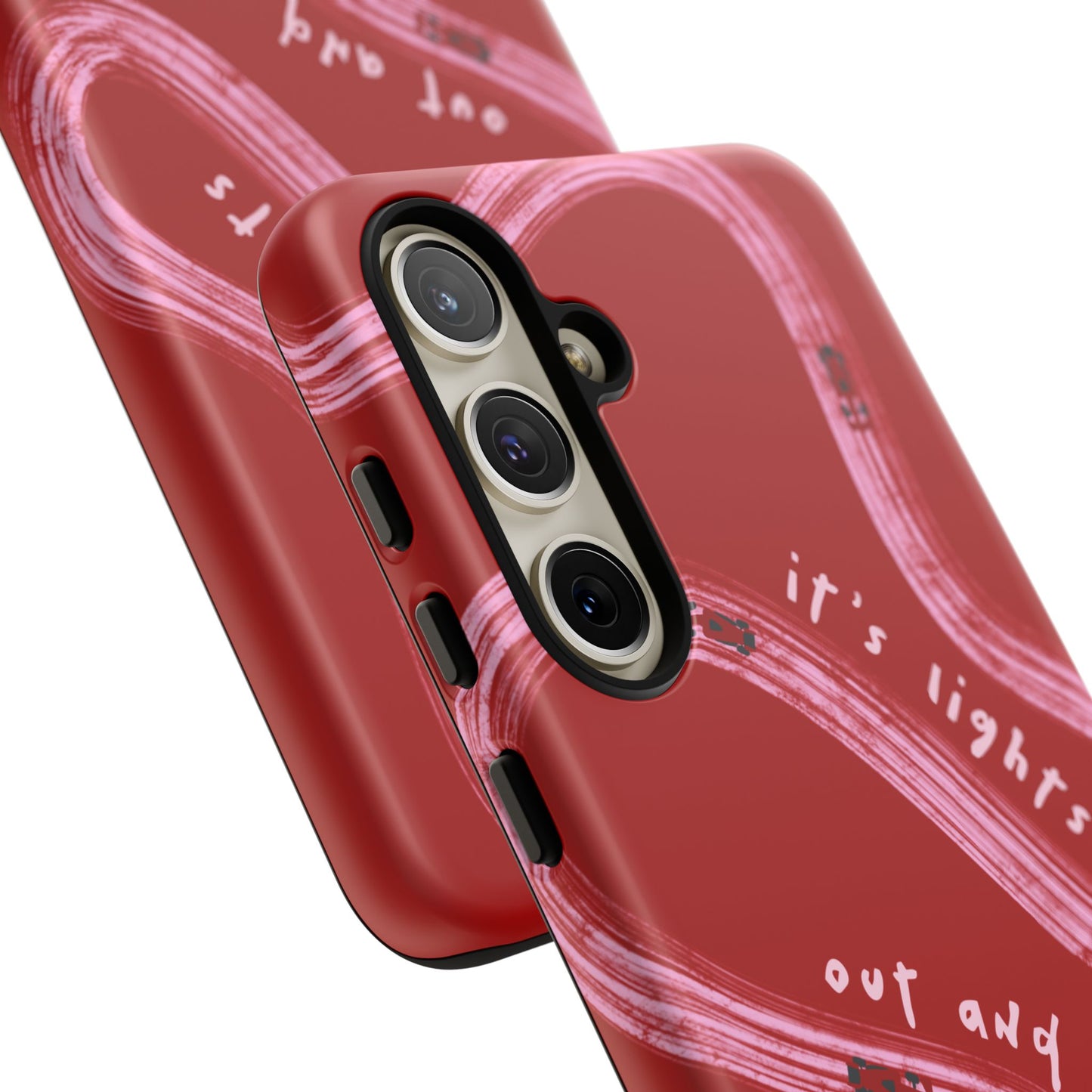 Red and Pink Lights Out F1 Phone Case Design, Trendy F1 Gift, Formula 1 Gift, Cute F1 Phone Case, Unique Formula One Phone Case