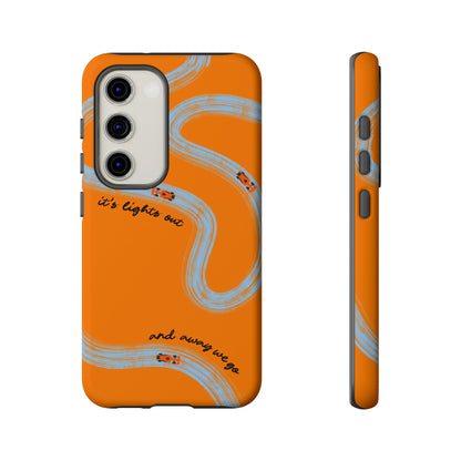 F1 Phone Case McLaren Painted "its lights out and away we go", Trendy F1 Gift, Formula 1 Gift, Cute F1 Phone Case, Phone Case