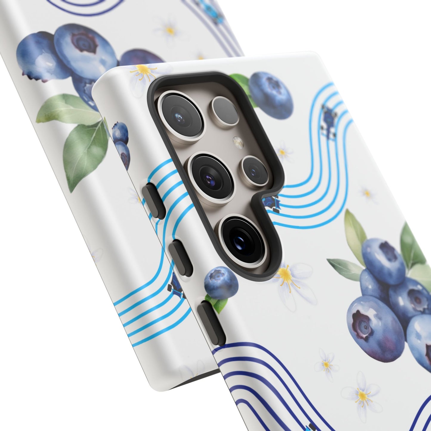 F1 Williams and Blueberries Phone Case, Trendy F1 Gift, Formula 1 Gift, Cute Fruit F1 Phone Case, Unique Phone Case