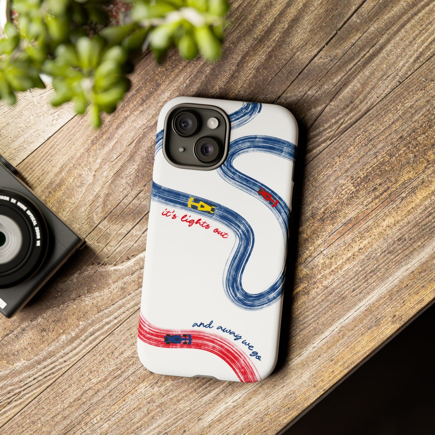 F1 Red Bull Racing Painted Track F1 Phone Case Design