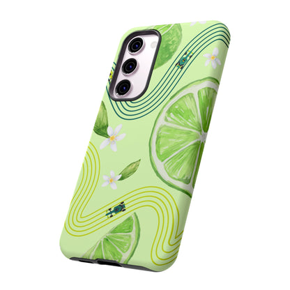Green F1 Aston Martin and Lime Phone Case, Trendy F1 Gift, Formula 1 Gift, Cute Fruit F1 Phone Case, Unique Phone Case