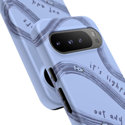 Blue Lights Out F1 Phone Case Design, Trendy F1 Gift, Formula 1 Gift, Cute F1 Phone Case, Unique Formula One Phone Case