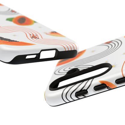 F1 McLaren and Papaya Phone Case , Trendy F1 Gift, Formula 1 Gift, Cute Fruit F1 Phone Case, Unique Phone Case