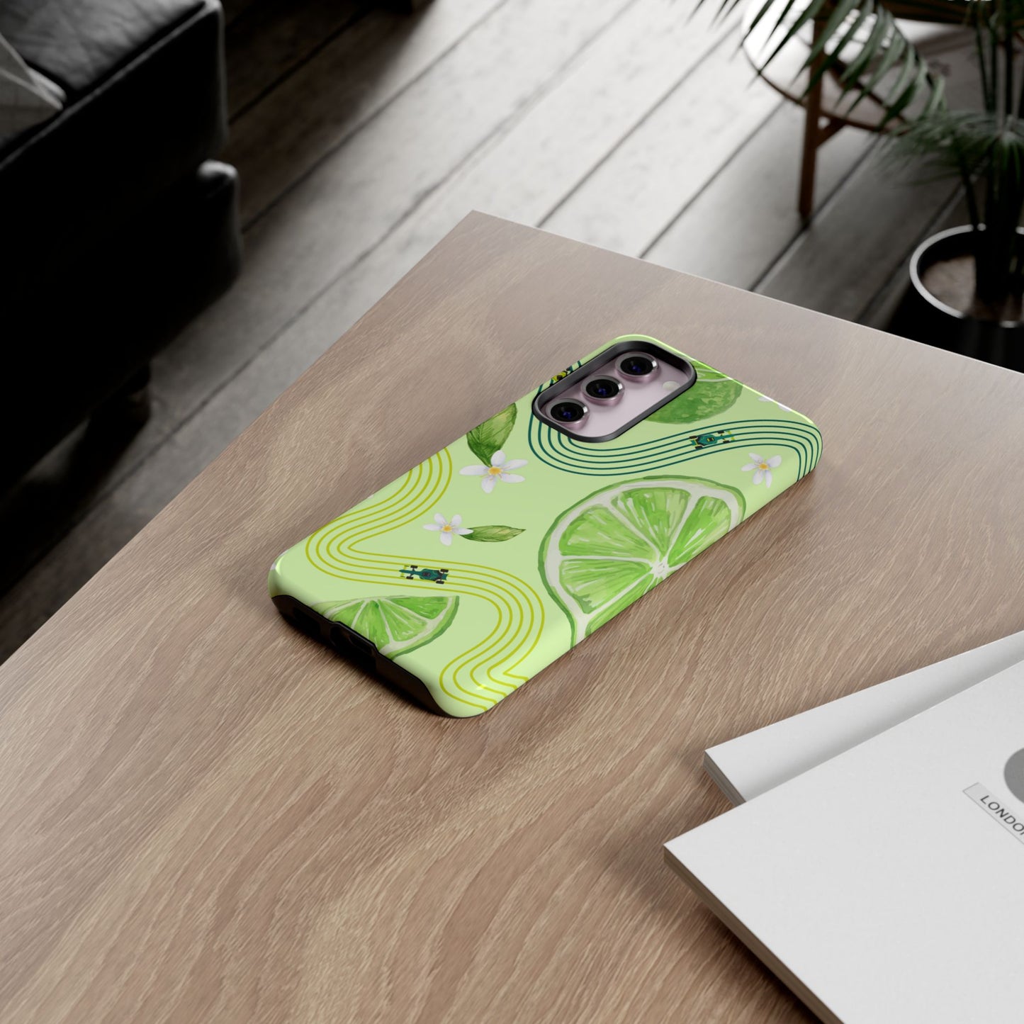 Green F1 Aston Martin and Lime Phone Case, Trendy F1 Gift, Formula 1 Gift, Cute Fruit F1 Phone Case, Unique Phone Case
