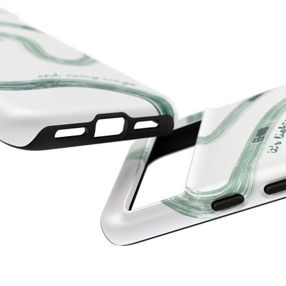F1 Phone Case Green Painted "its lights out and away we go", Trendy F1 Gift, Formula 1 Gift, Cute F1 Phone Case, Gift for F1 Fans