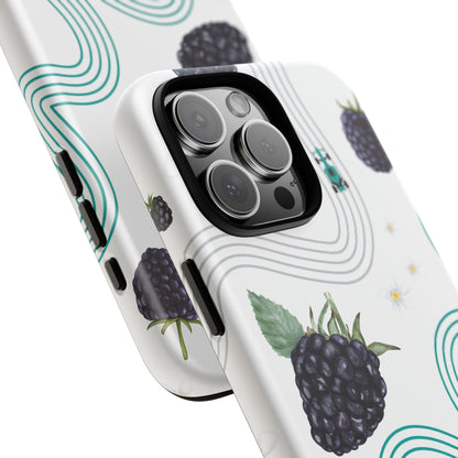 F1 Mercedes and Blackberries Phone Case , Trendy F1 Gift, Formula 1 Gift, Cute Fruit F1 Phone Case, Unique Phone Case