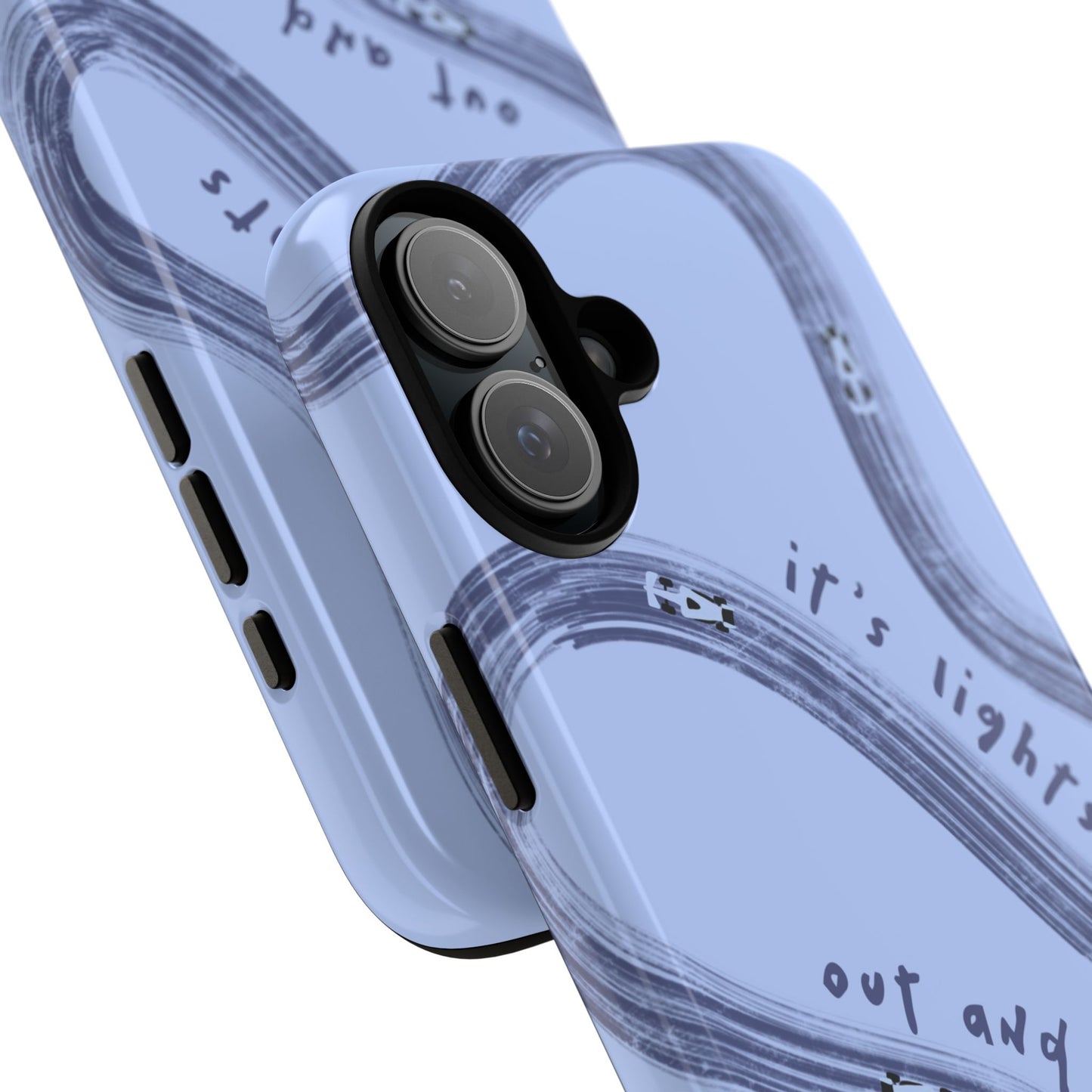 Blue Lights Out F1 Phone Case Design, Trendy F1 Gift, Formula 1 Gift, Cute F1 Phone Case, Unique Formula One Phone Case