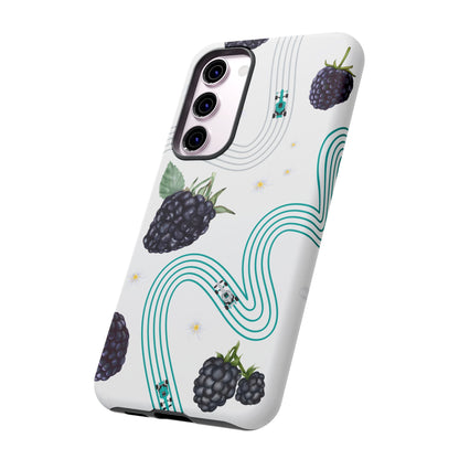 F1 Mercedes and Blackberries Phone Case , Trendy F1 Gift, Formula 1 Gift, Cute Fruit F1 Phone Case, Unique Phone Case