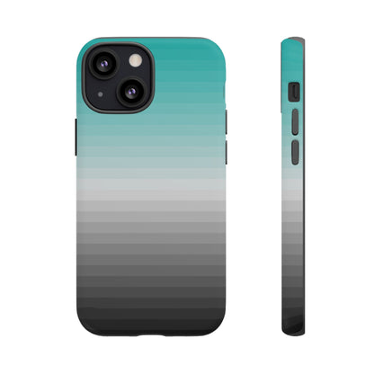 Mercedes F1 Phone Case Pixelated Team Colors, Trendy F1 Gift, Formula 1 Gift, Cute F1 Phone Case