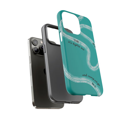 Mercedes F1 Phone Case Painted "its lights out and away we go", Trendy F1 Gift, Formula 1 Gift, Cute F1 Phone Case