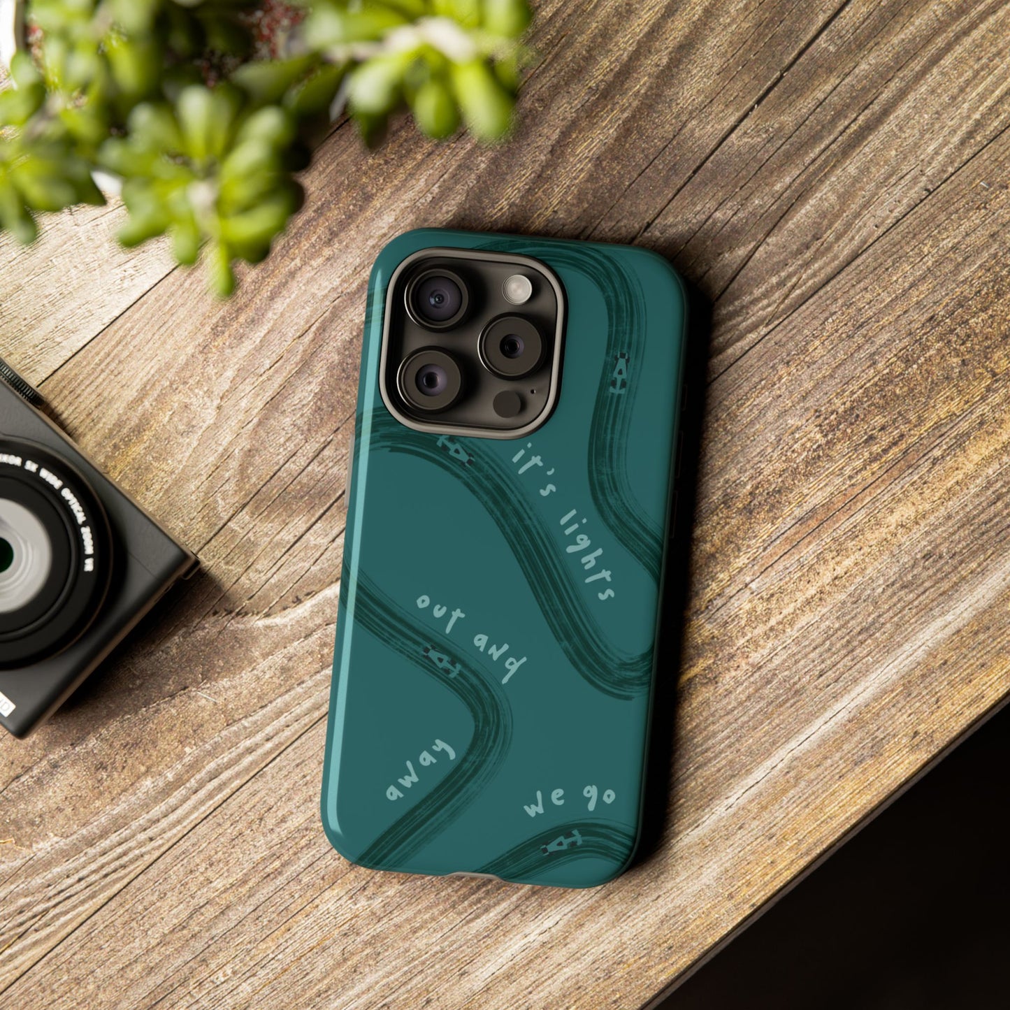 Teal Lights Out F1 Phone Case Design, Trendy F1 Gift, Formula 1 Gift, Cute F1 Phone Case, Unique Formula One Phone Case