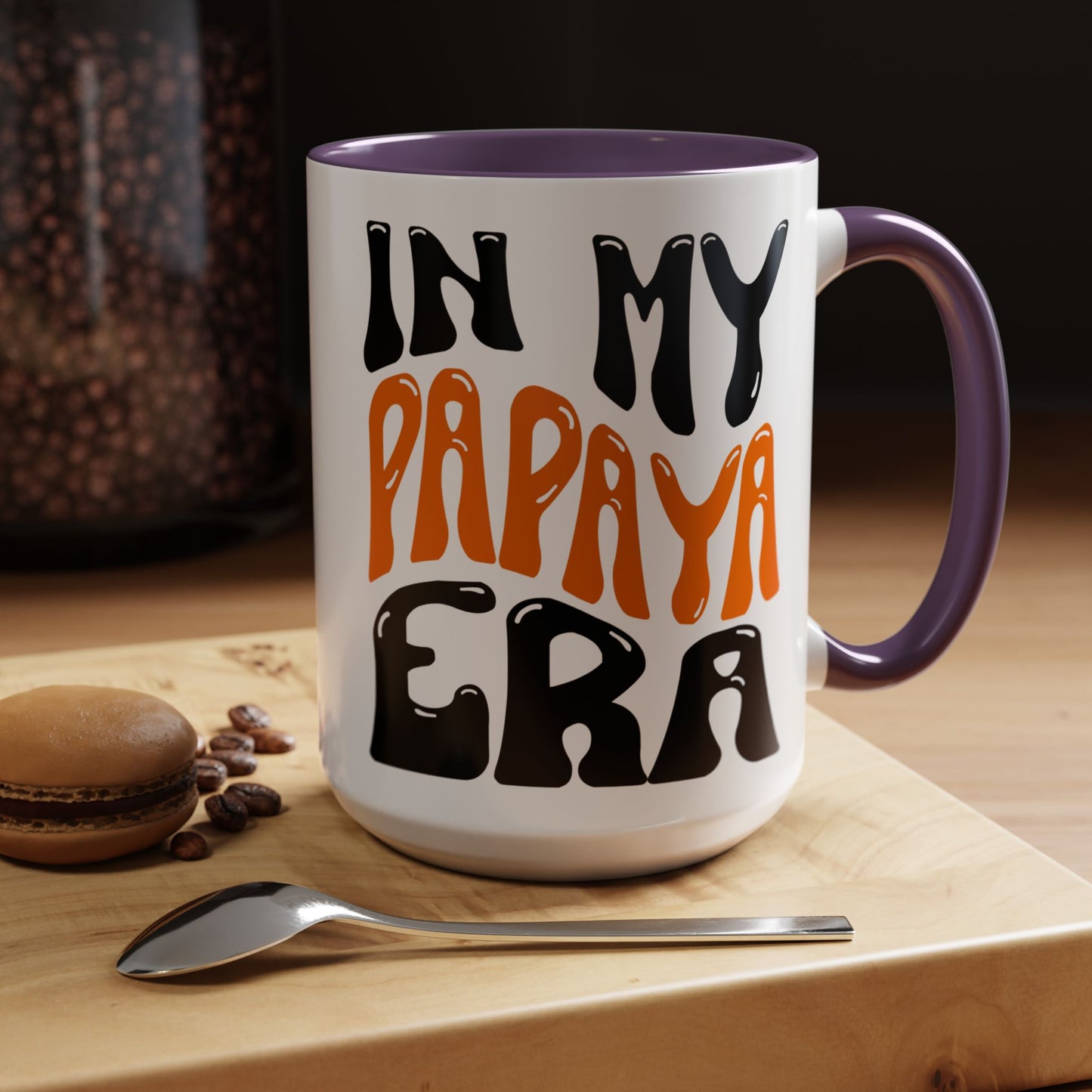 F1 McLaren In My Papaya Era Colored Mug_Accent Coffee Mug (11, 15oz)