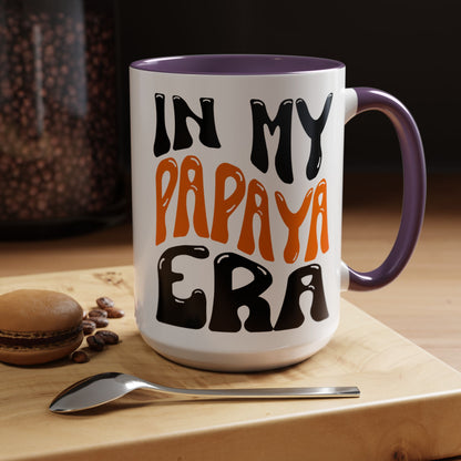 F1 McLaren In My Papaya Era Colored Mug_Accent Coffee Mug (11, 15oz)