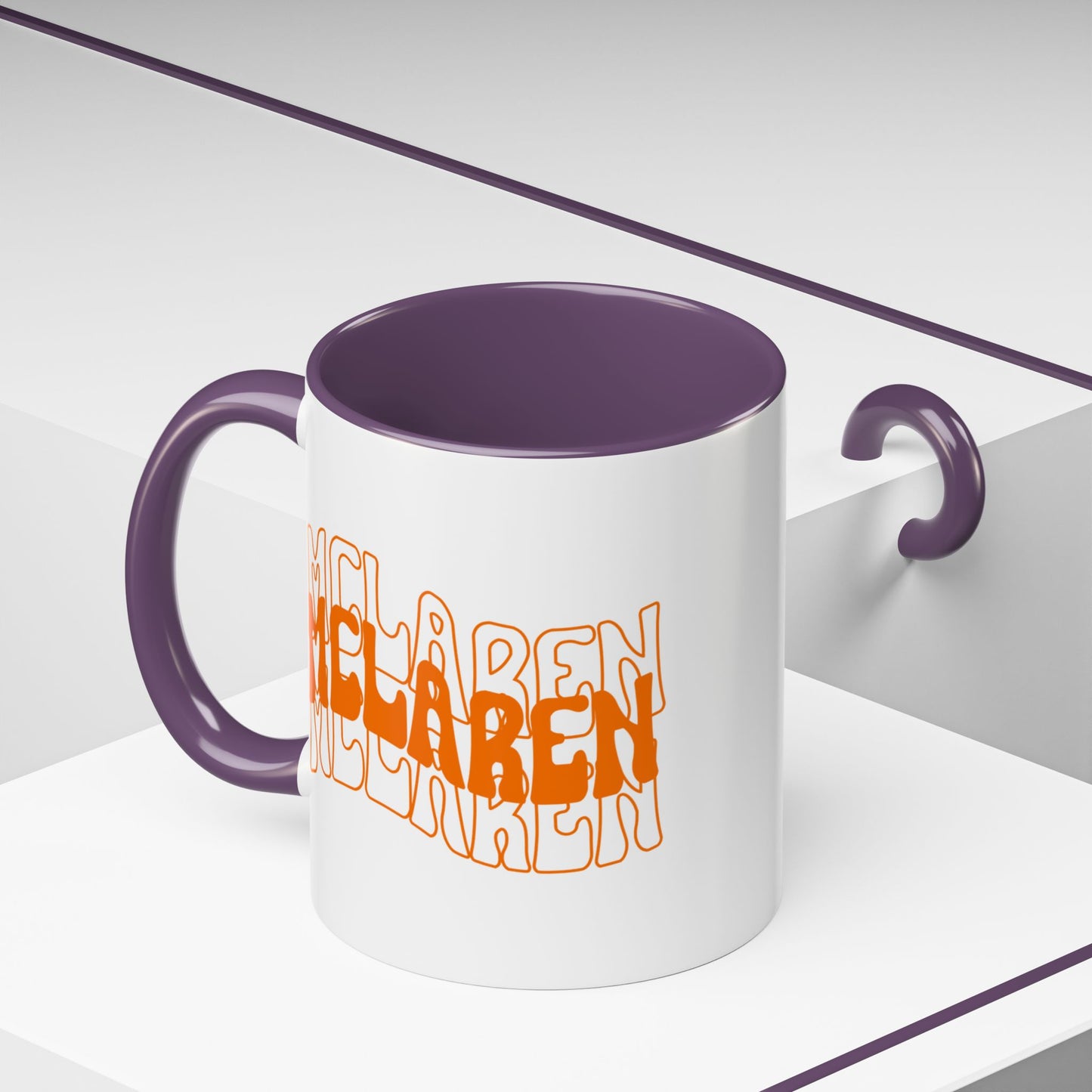 F1 McLaren In My Papaya Era Colored Mug_Accent Coffee Mug (11, 15oz)