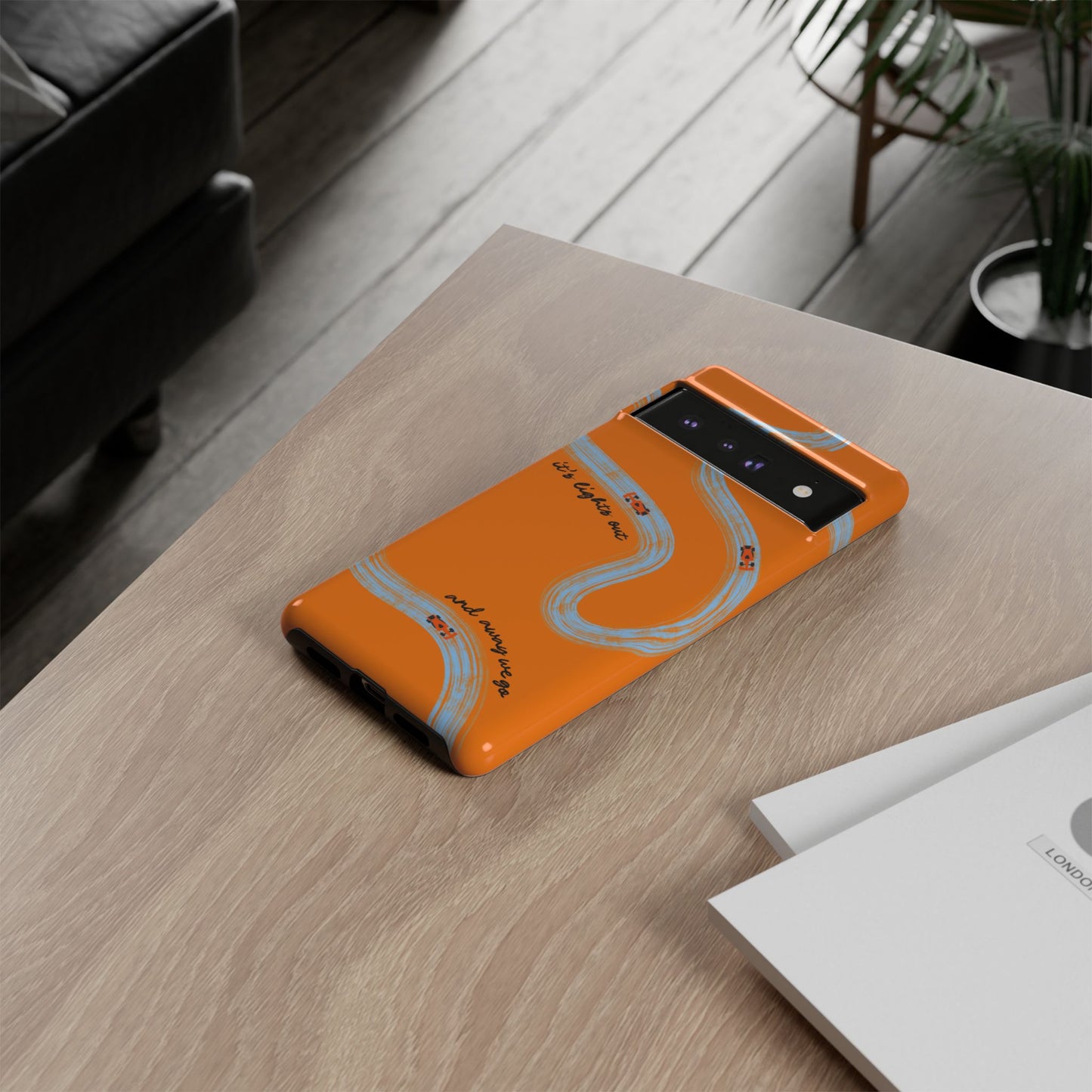F1 Phone Case McLaren Painted "its lights out and away we go", Trendy F1 Gift, Formula 1 Gift, Cute F1 Phone Case, Phone Case