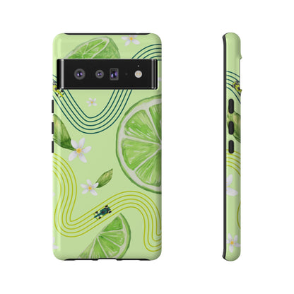 Green F1 Aston Martin and Lime Phone Case, Trendy F1 Gift, Formula 1 Gift, Cute Fruit F1 Phone Case, Unique Phone Case