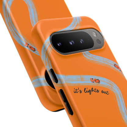 F1 Phone Case McLaren Painted "its lights out and away we go", Trendy F1 Gift, Formula 1 Gift, Cute F1 Phone Case, Phone Case