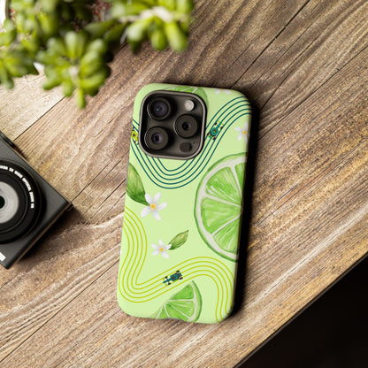 Green F1 Aston Martin and Lime Phone Case, Trendy F1 Gift, Formula 1 Gift, Cute Fruit F1 Phone Case, Unique Phone Case