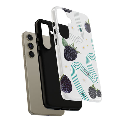 F1 Mercedes and Blackberries Phone Case , Trendy F1 Gift, Formula 1 Gift, Cute Fruit F1 Phone Case, Unique Phone Case