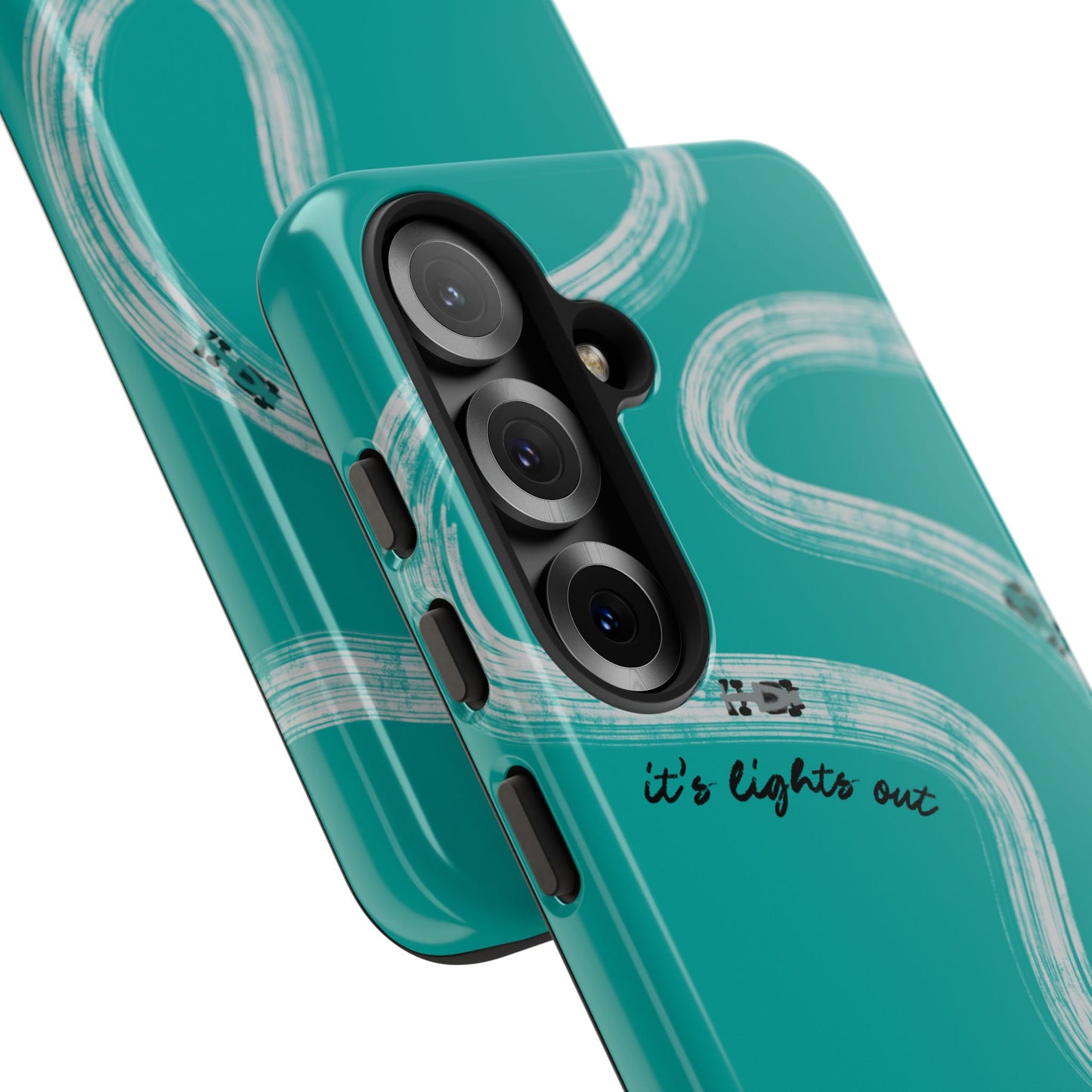 Mercedes F1 Phone Case Painted "its lights out and away we go", Trendy F1 Gift, Formula 1 Gift, Cute F1 Phone Case