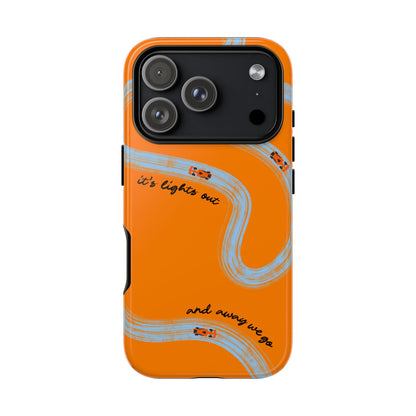 F1 Phone Case McLaren Painted "its lights out and away we go", Trendy F1 Gift, Formula 1 Gift, Cute F1 Phone Case, Phone Case