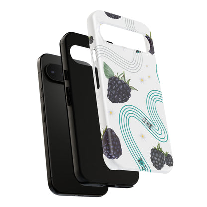 F1 Mercedes and Blackberries Phone Case , Trendy F1 Gift, Formula 1 Gift, Cute Fruit F1 Phone Case, Unique Phone Case