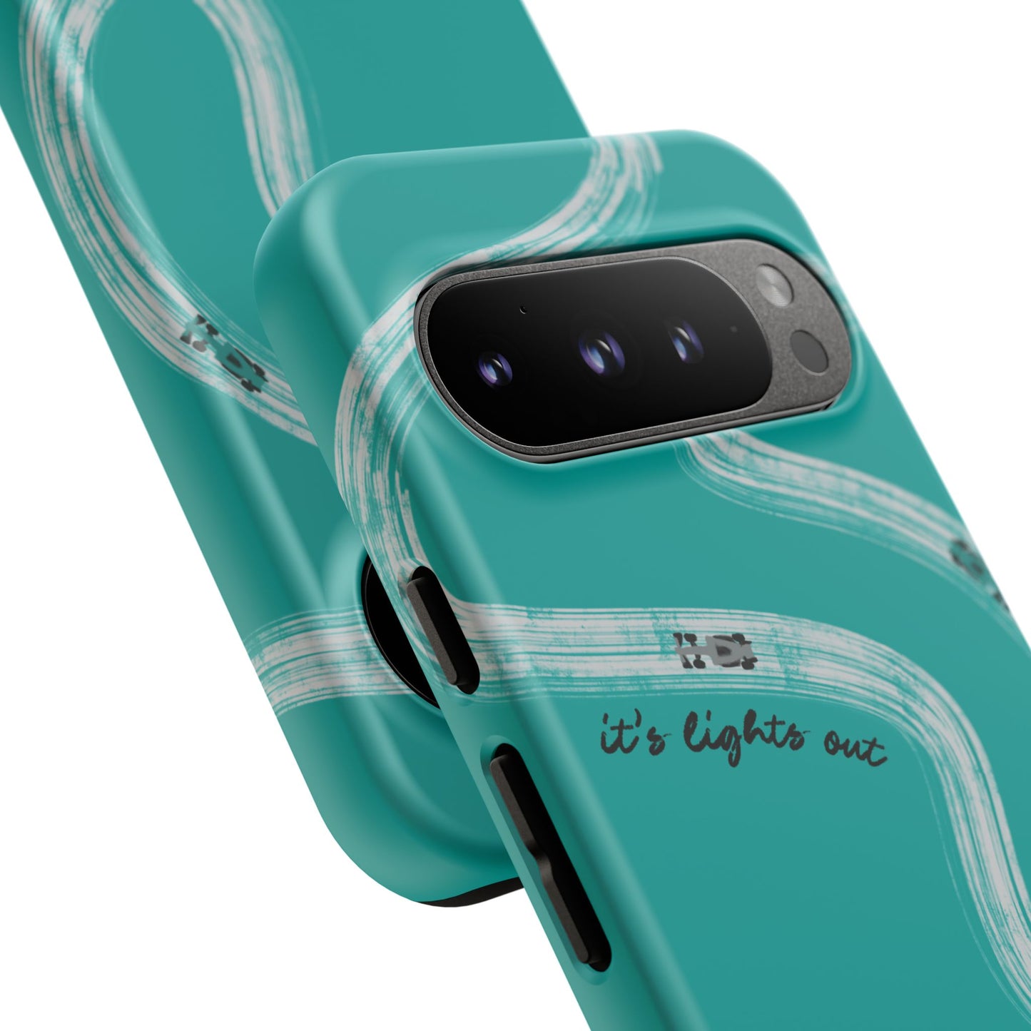 Mercedes F1 Phone Case Painted "its lights out and away we go", Trendy F1 Gift, Formula 1 Gift, Cute F1 Phone Case