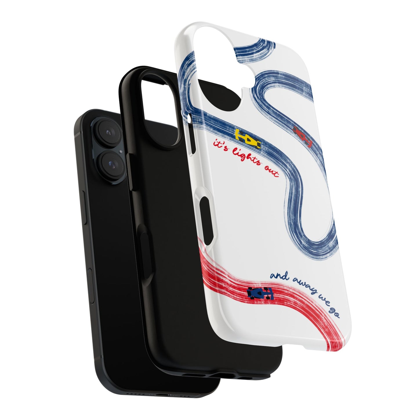 F1 Red Bull Racing Painted Track F1 Phone Case Design
