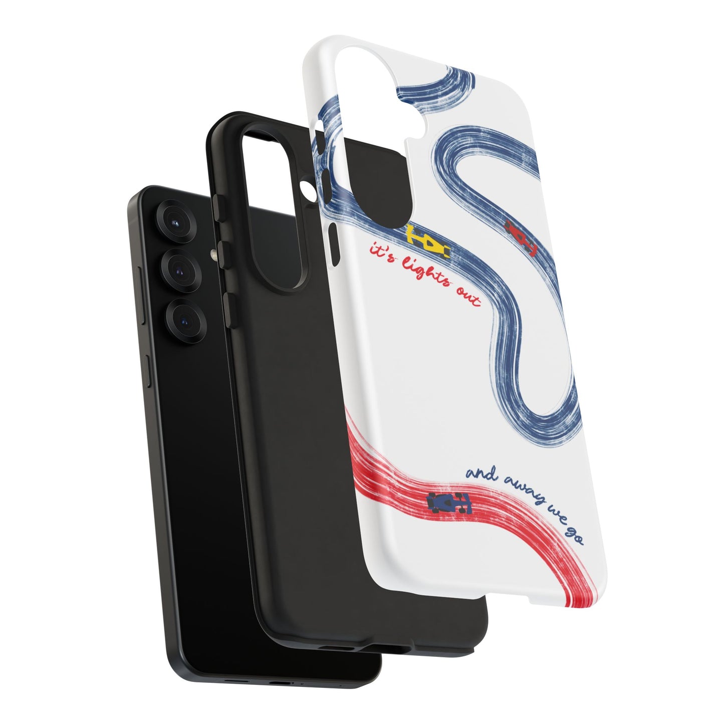 F1 Red Bull Racing Painted Track F1 Phone Case Design
