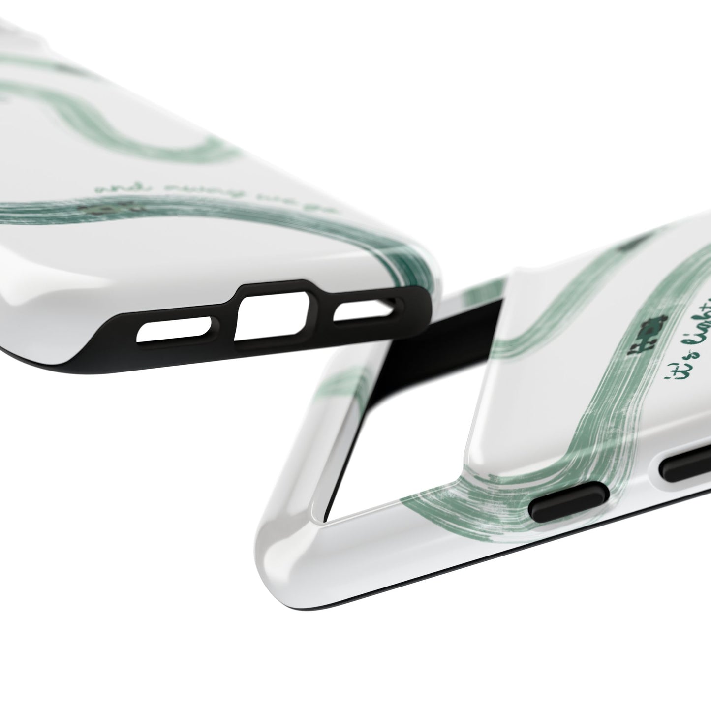 F1 Phone Case Green Painted "its lights out and away we go", Trendy F1 Gift, Formula 1 Gift, Cute F1 Phone Case, Gift for F1 Fans