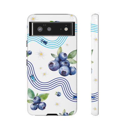 F1 Williams and Blueberries Phone Case, Trendy F1 Gift, Formula 1 Gift, Cute Fruit F1 Phone Case, Unique Phone Case